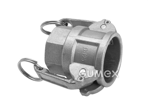 KAMLOK spojka DN15, vnútorný závit BSPP 1/2", 10bar, tesnenie NBR, -30°C/+90°C, hliník